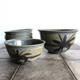 Set Of 5 Mid Century Vintage Studio Pottery Bowls Signed David'75 Ceramic Mcm