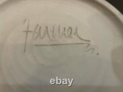 Set of 2 Robert Farmer Studio Pottery Large Serving Bowls Signed 10 And 11 134