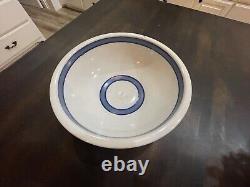 Set of 2 Robert Farmer Studio Pottery Large Serving Bowls Signed 10 And 11 134