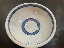 Set of 2 Robert Farmer Studio Pottery Large Serving Bowls Signed 10 And 11 134