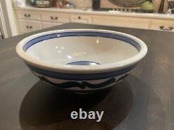 Set of 2 Robert Farmer Studio Pottery Large Serving Bowls Signed 10 And 11 134