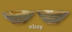 Set of 4 Craig Easter Stoneware 5 3/4 Cereal/Soup Bowls Vintage Studio Pottery