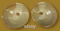 Set of 4 Craig Easter Stoneware 5 3/4 Cereal/Soup Bowls Vintage Studio Pottery