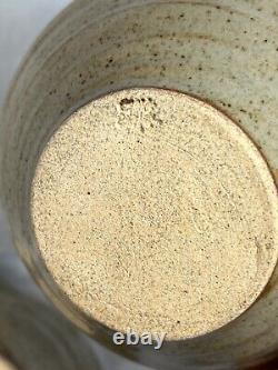 Set of 4 Craig Easter Stoneware 5 3/4 Cereal/Soup Bowls Vintage Studio Pottery