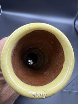 Set of 4 Studio Art Pottery Vases with Lids Wheel-Thrown Handcrafted