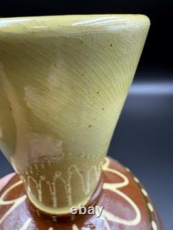 Set of 4 Studio Art Pottery Vases with Lids Wheel-Thrown Handcrafted