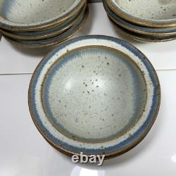 Set of 8 Vintage Chamberlain Pottery Studio Stoneware Bowls 7