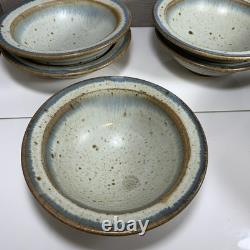 Set of 8 Vintage Chamberlain Pottery Studio Stoneware Bowls 7