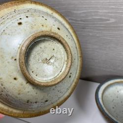 Set of 8 Vintage Chamberlain Pottery Studio Stoneware Bowls 7