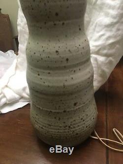 Shaw Studio Potter Pottery Lamp Vintage For The Marshes Of Toad Hall Ama Tx