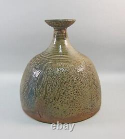 Signed Antique/Vintage Studio Pottery Vessel/Vase Large 12 by 4