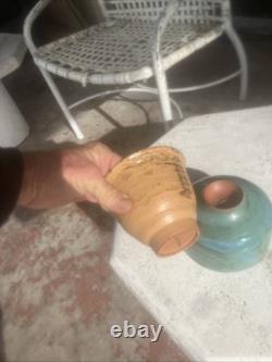 Signed Gertrude Otto Natzler MCM Coupe California Studio Pottery Movement Vase