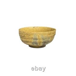 Signed Nick Solos Studio Pottery Bowl, Vintage Stoneware Wabi Sabi Vessel