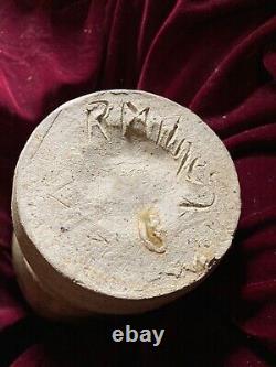 Signed Robert Milnes Vintage Studio Pottery Vase Mid Century