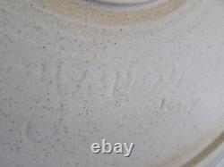 Signed Southwest Mesa Landscape Large 14 Art Studio Stoneware Pottery Plate