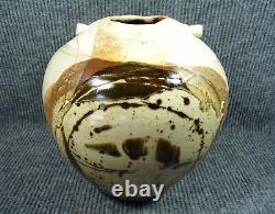 Signed vintage porcelain studio pottery ceramics vase