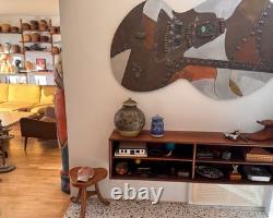 Sinclair Ashley Rising Fawn Tennessee Studio Art Pottery Vessel Vtg Counts Mcm