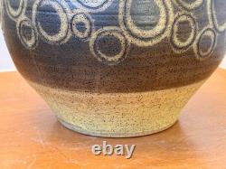 Sinclair Ashley Rising Fawn Tennessee Studio Art Pottery Vessel Vtg Counts Mcm