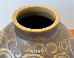 Sinclair Ashley Rising Fawn Tennessee Studio Art Pottery Vessel Vtg Counts Mcm