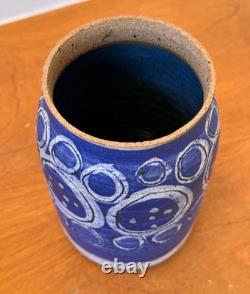 Sinclair Ashley Rising Fawn Tennessee Studio Art Pottery Vessel Vtg Counts Mcm