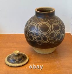 Sinclair Ashley Rising Fawn Tennessee Studio Art Pottery Vessel Vtg Counts Mcm