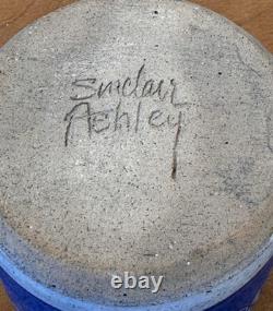 Sinclair Ashley Rising Fawn Tennessee Studio Art Pottery Vessel Vtg Counts Mcm