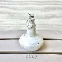 Solveig Cox Rare Mid-Century Figurative Studio Pottery Weed Pot, Vintage 1960s