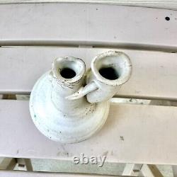 Solveig Cox Rare Mid-Century Figurative Studio Pottery Weed Pot, Vintage 1960s
