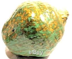 Spectacular Vintage Studio Art Pottery Hand Built Sculpture Organic Shape Vase