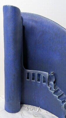 Stairs Steps Sculpture Blue Pottery 1995 People Vintage Studio Art New York