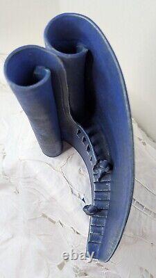 Stairs Steps Sculpture Blue Pottery 1995 People Vintage Studio Art New York
