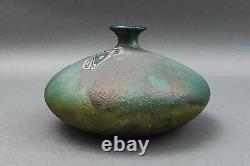 Stephan Roy 1996 Signed Vintage Raku Studio Pottery Vase