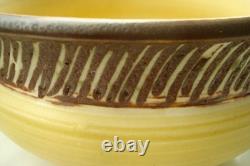 Stephen POLCHERT Vintage Studio Pottery DECORATED BOWL MCM Natzler/Grotell Era