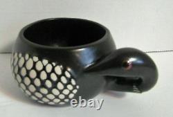 Stephen Schiffer Vintage Art Studio Pottery Ceramic Figural Loon Bowl Beautiful