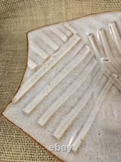 Steve Vasiliou Studio Pottery Handmade Vintage Cheese Tray 3D Mouse Rare