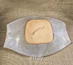 Steve Vasiliou Studio Pottery Handmade Vintage Cheese Tray 3D Mouse Rare
