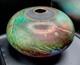Steven Forbes-deSoule Raku Art Pottery Vase Vessel Multicolor Signed 13 NC Vtg