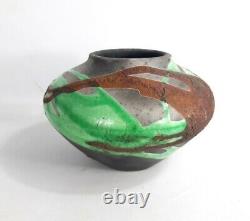Studio Art Pottery Vase Mid Century Modern Signed & Dated Vintage