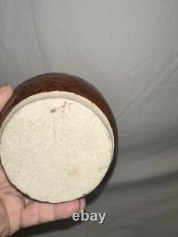 Studio Ceramic Vase Signed Midcentury abstract Case vintage pottery