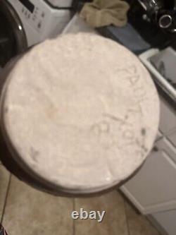 Studio Ceramic Vase Signed Midcentury abstract Case vintage pottery