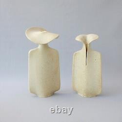 Studio Keramik Vintage Design Pottery Ingrid Schikora 2 Vasen H. 36,5cm 32cm