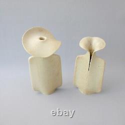Studio Keramik Vintage Design Pottery Ingrid Schikora 2 Vasen H. 36,5cm 32cm