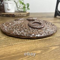 Studio Pottery Clay Face Mask Wall Art Handmade Vintage 1997 Signed Hampton 10