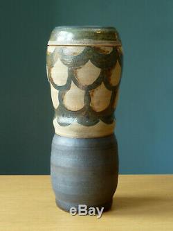 Studio Pottery Lot Vase Mid Century Grouping Vintage MCM Blue Ceramic Collection