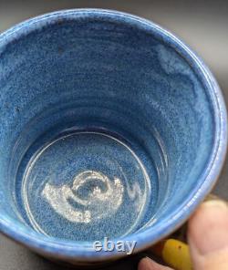 Studio Pottery Mug William Bill Creitz Iris VTG MCM Portland Oregon