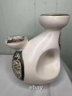 Studio Pottery Pitcher Vase 10x7