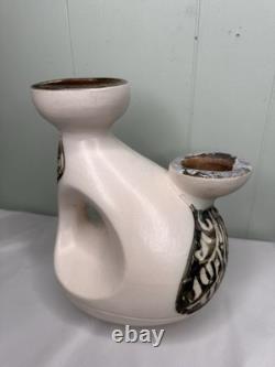Studio Pottery Pitcher Vase 10x7