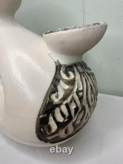 Studio Pottery Pitcher Vase 10x7