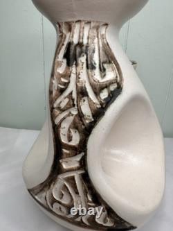 Studio Pottery Pitcher Vase 10x7