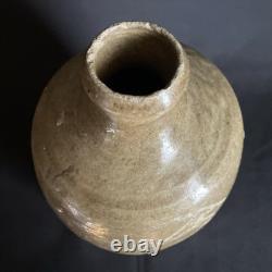 Studio Pottery Stoneware Bottle Vase Japanese vintage antique original